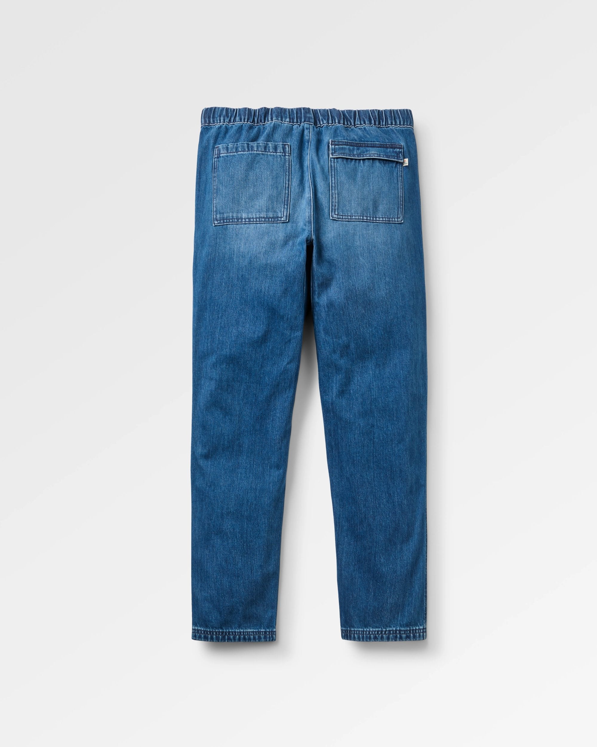 Adventurer Denim Trouser - Mid Wash Denim  - Flatlay