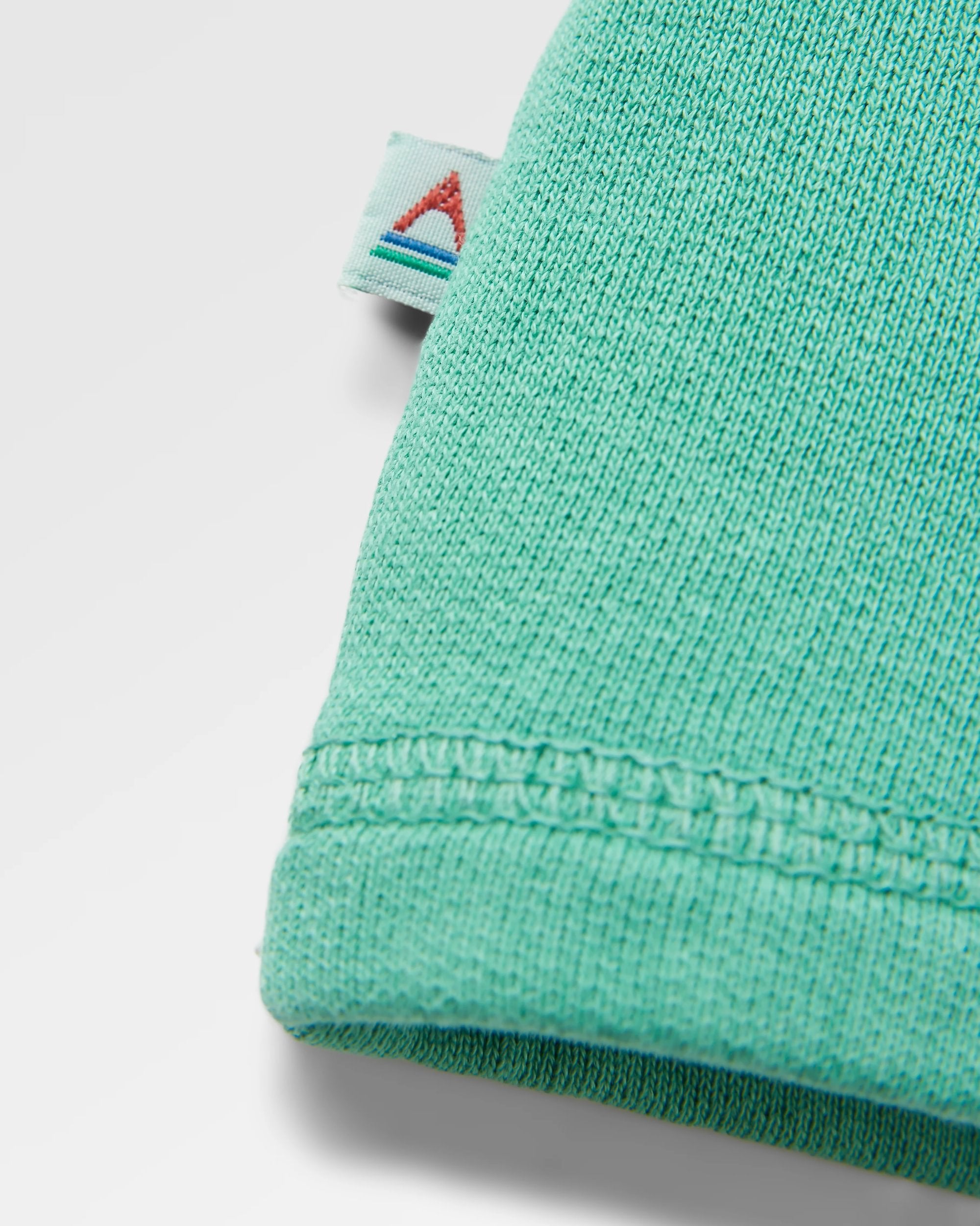 Remote Recycled Cotton Sweatshirt - Green Spruce - Flatlay