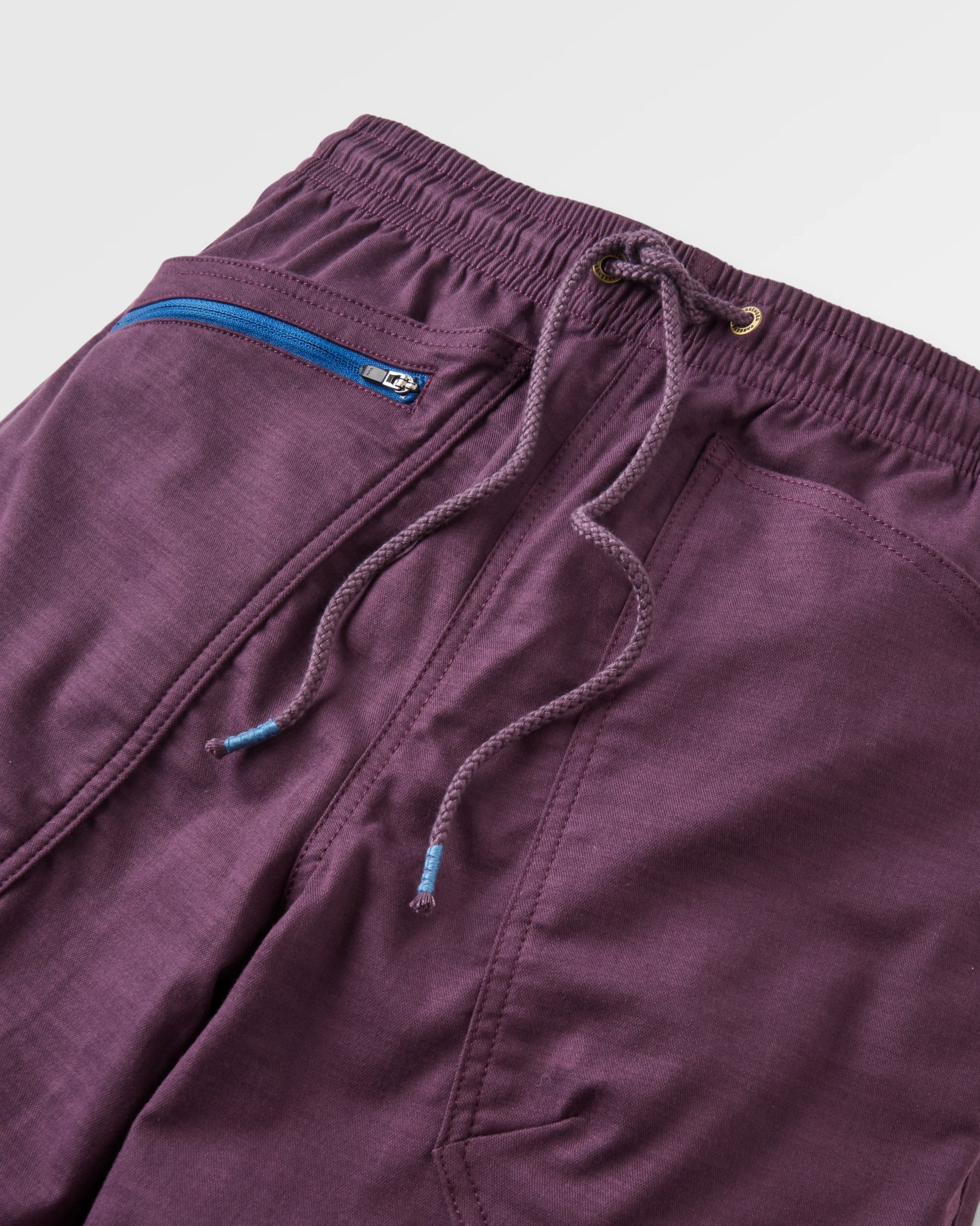 Hydrilla Trouser - Deep Plum - Flatlay