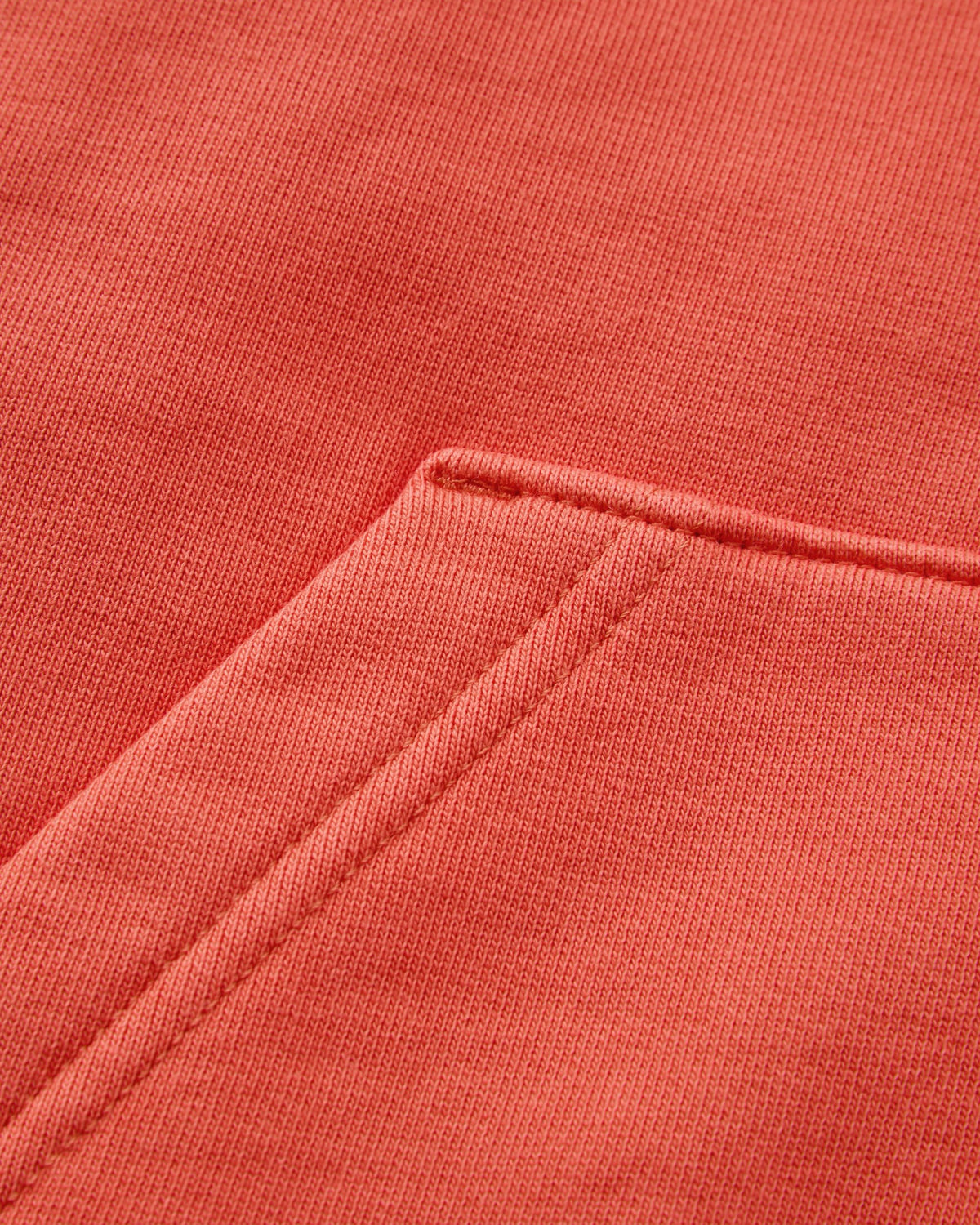 Downtime Heavyweight Hoodie - Ember Orange - Flatlay
