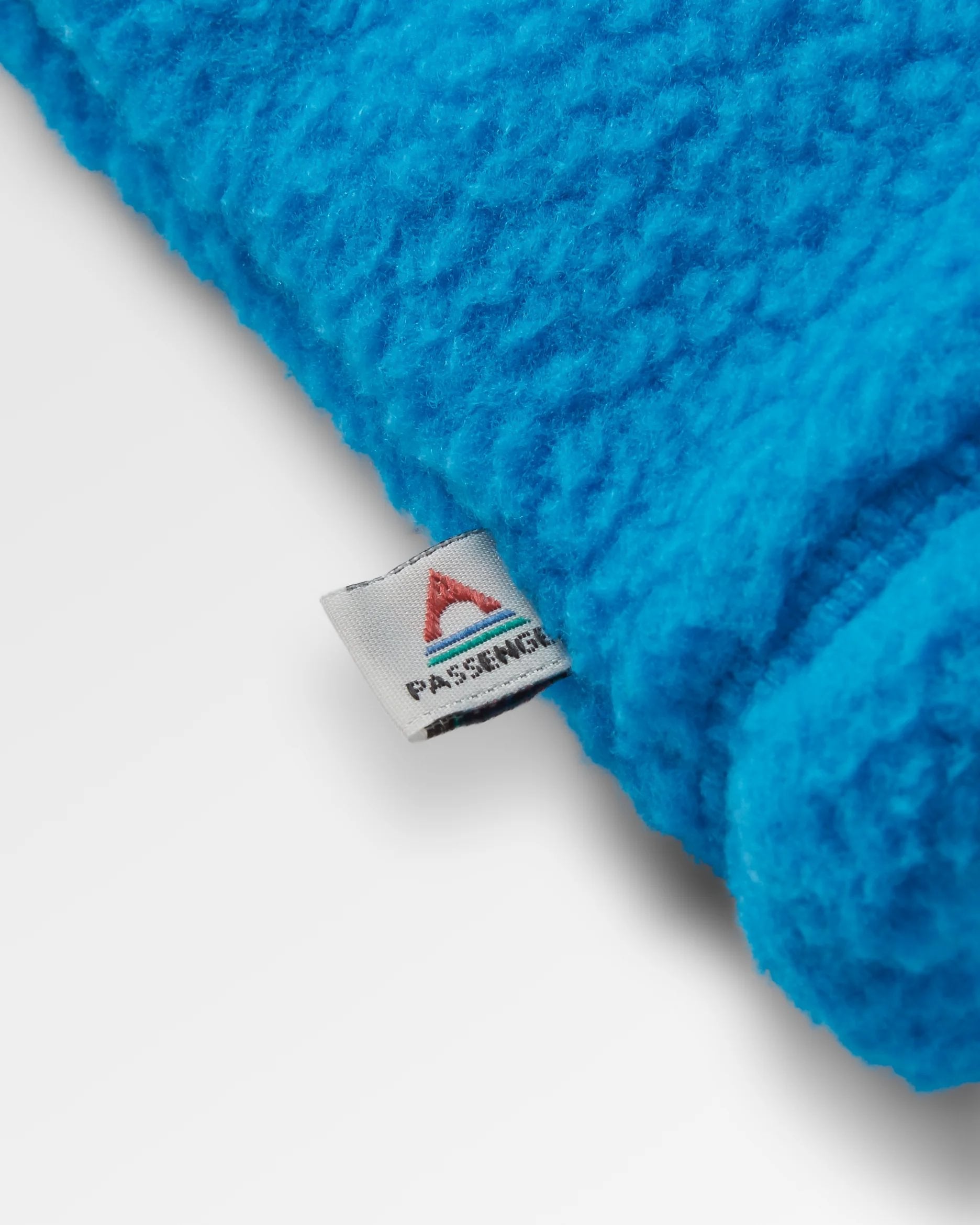 Maren 1/2 Zip Recycled Sherpa Fleece - Bluejay - Flatlay