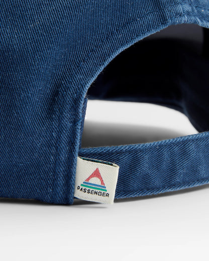Classic Organic Cotton 6 Panel Cap 2.0 - Rich Navy - Flatlay