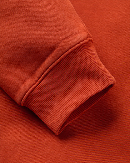 Boundless Relaxed Fit Sweatshirt - Dark Rust - Flatlay