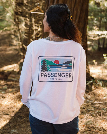 Roamer Recycled Cotton LS T-Shirt - White - Lifestyle