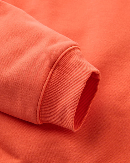 Downtime Heavyweight Sweatshirt - Ember Orange - Flatlay