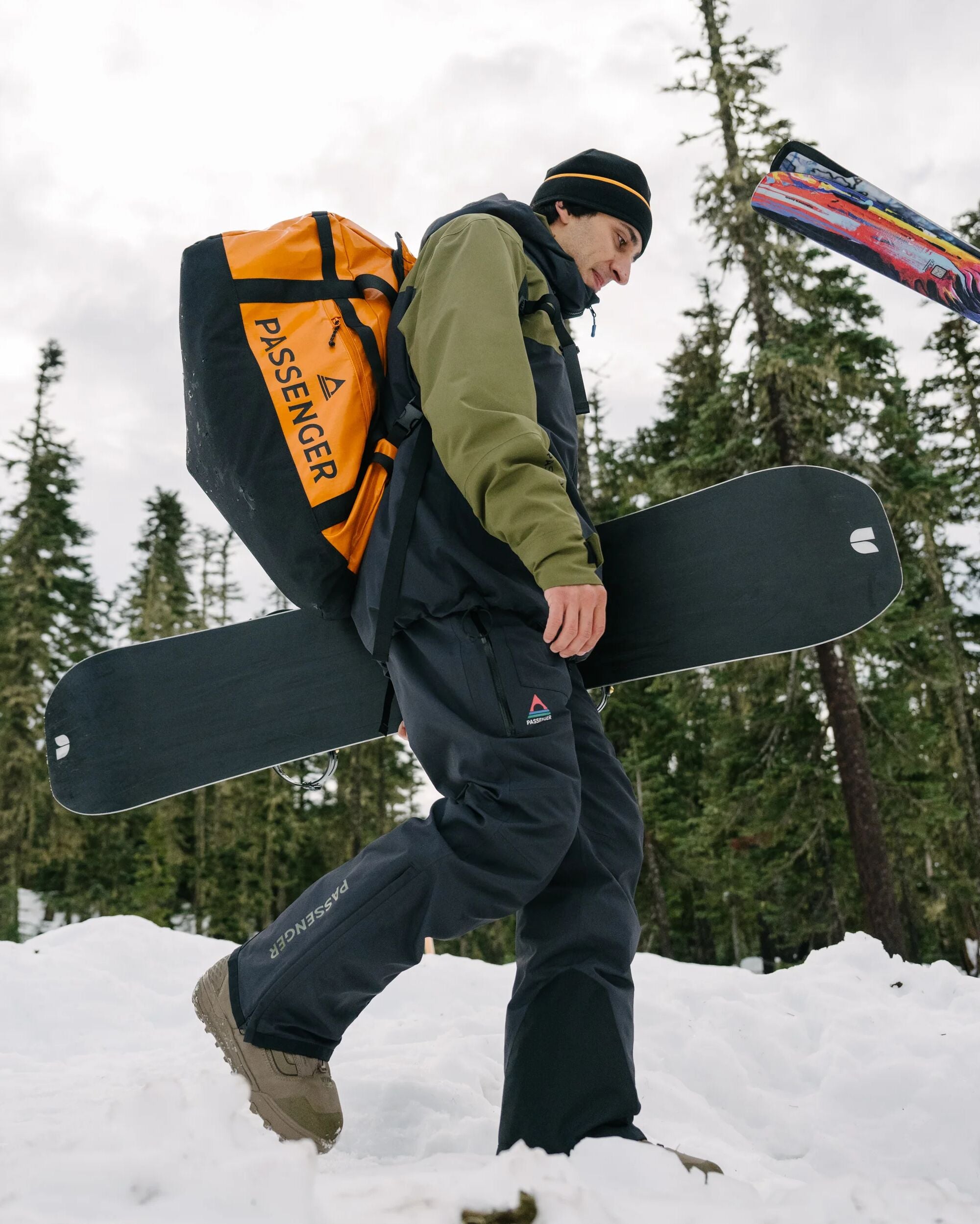 Snowscape Men's Recycled Bibpant - Black - Lifestyle