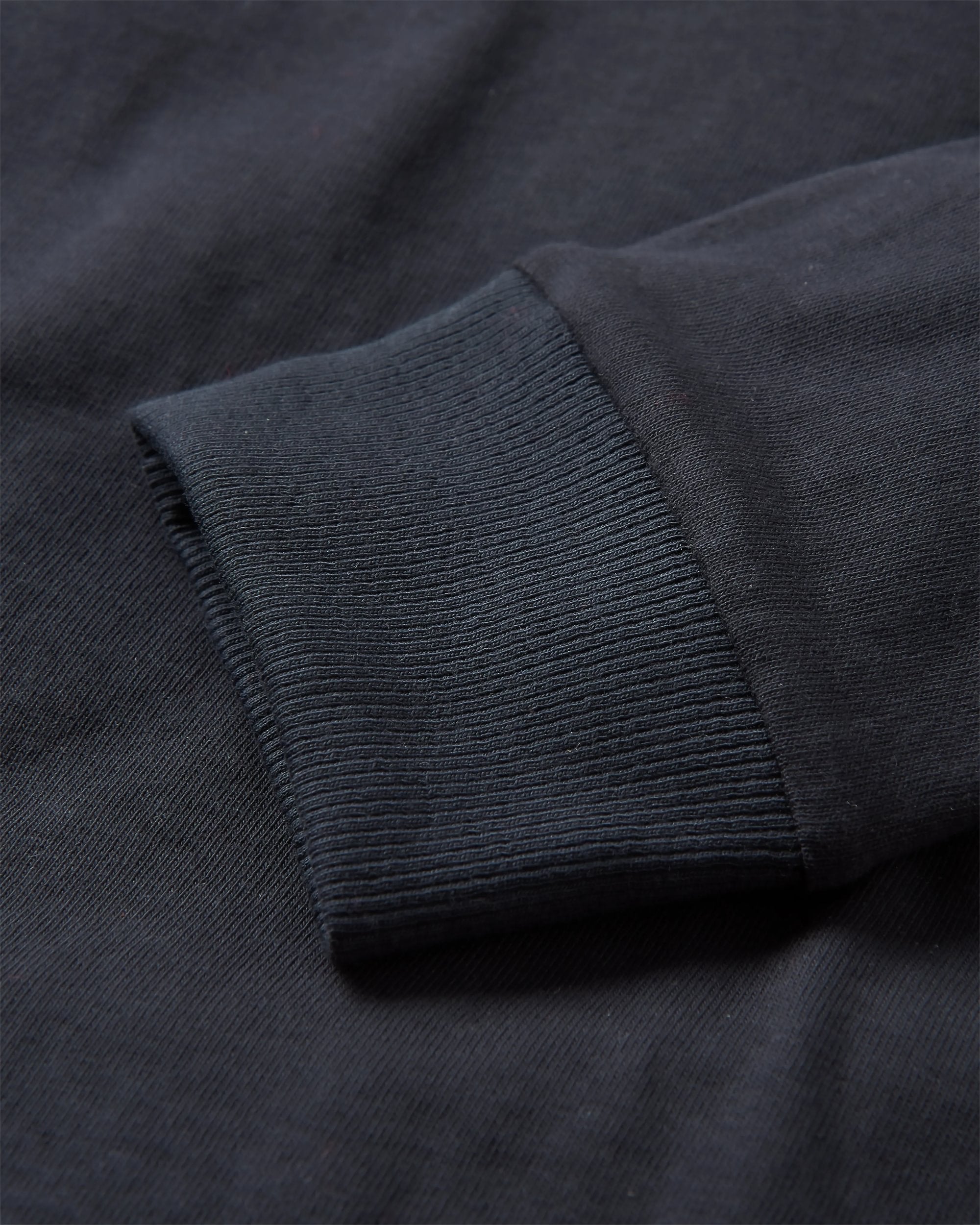 Dawn Recycled Cotton LS T-Shirt - Black - Flatlay