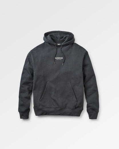 Passenger Relaxed Fit Hoodie - Black - Flatlay