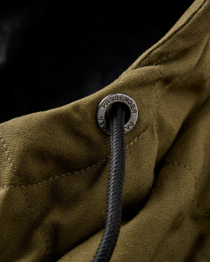 Adventure Recycled Deep-Pile Sherpa Fleece - Dark Olive - Flatlay