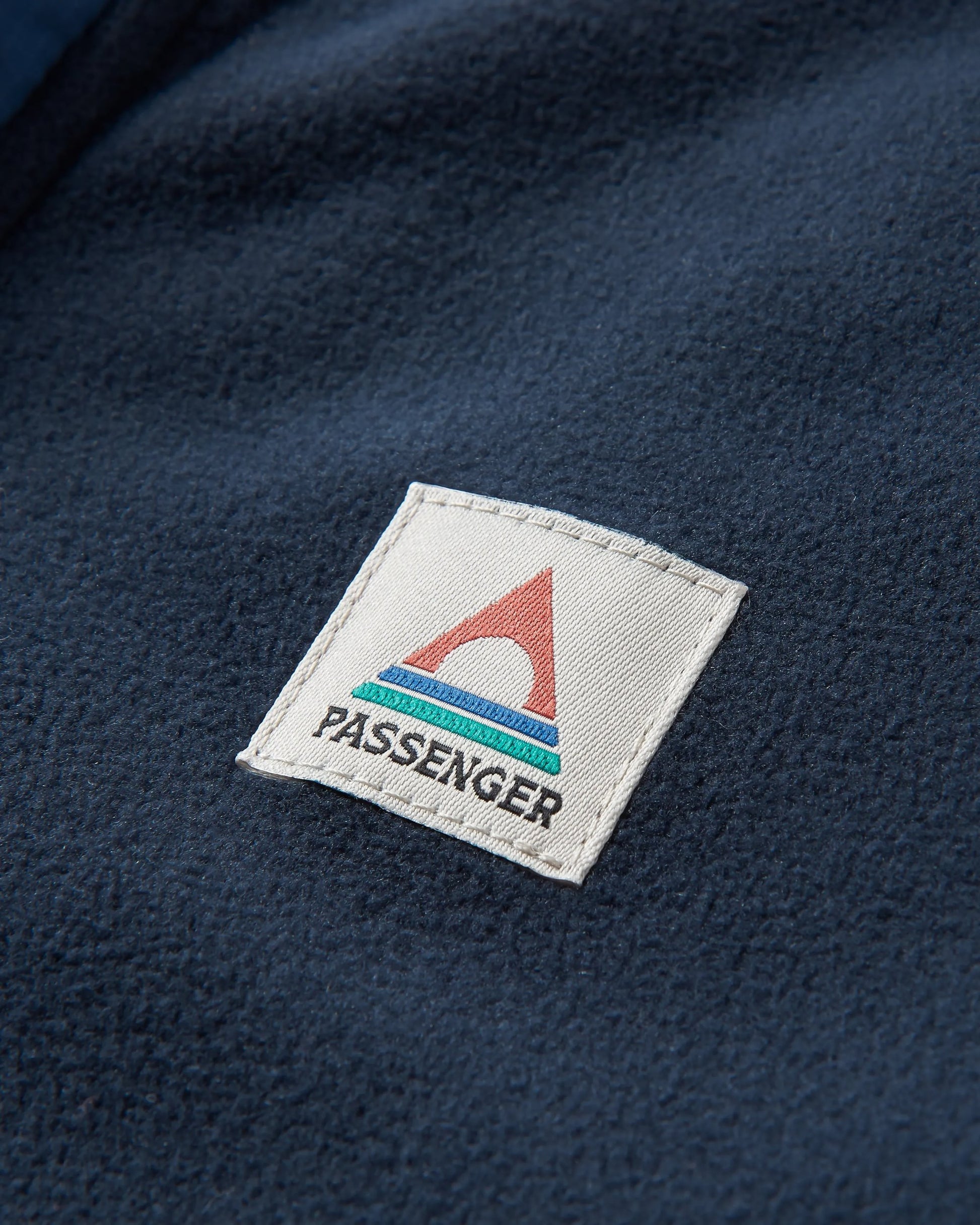 Adrift Recycled Polar Fleece - Deep Navy