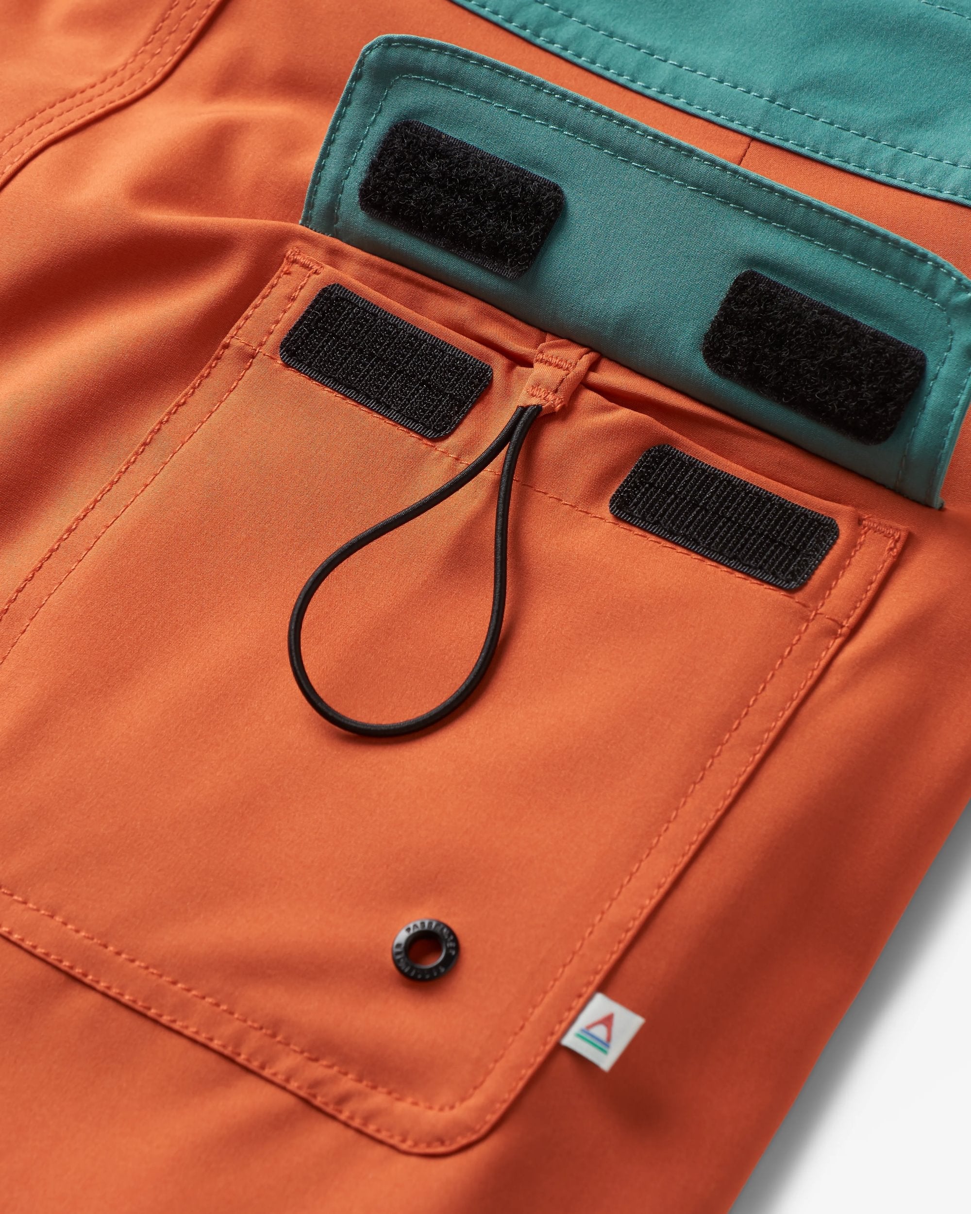 Breaks Recycled Boardshort - Burnt Orange - Flatlay