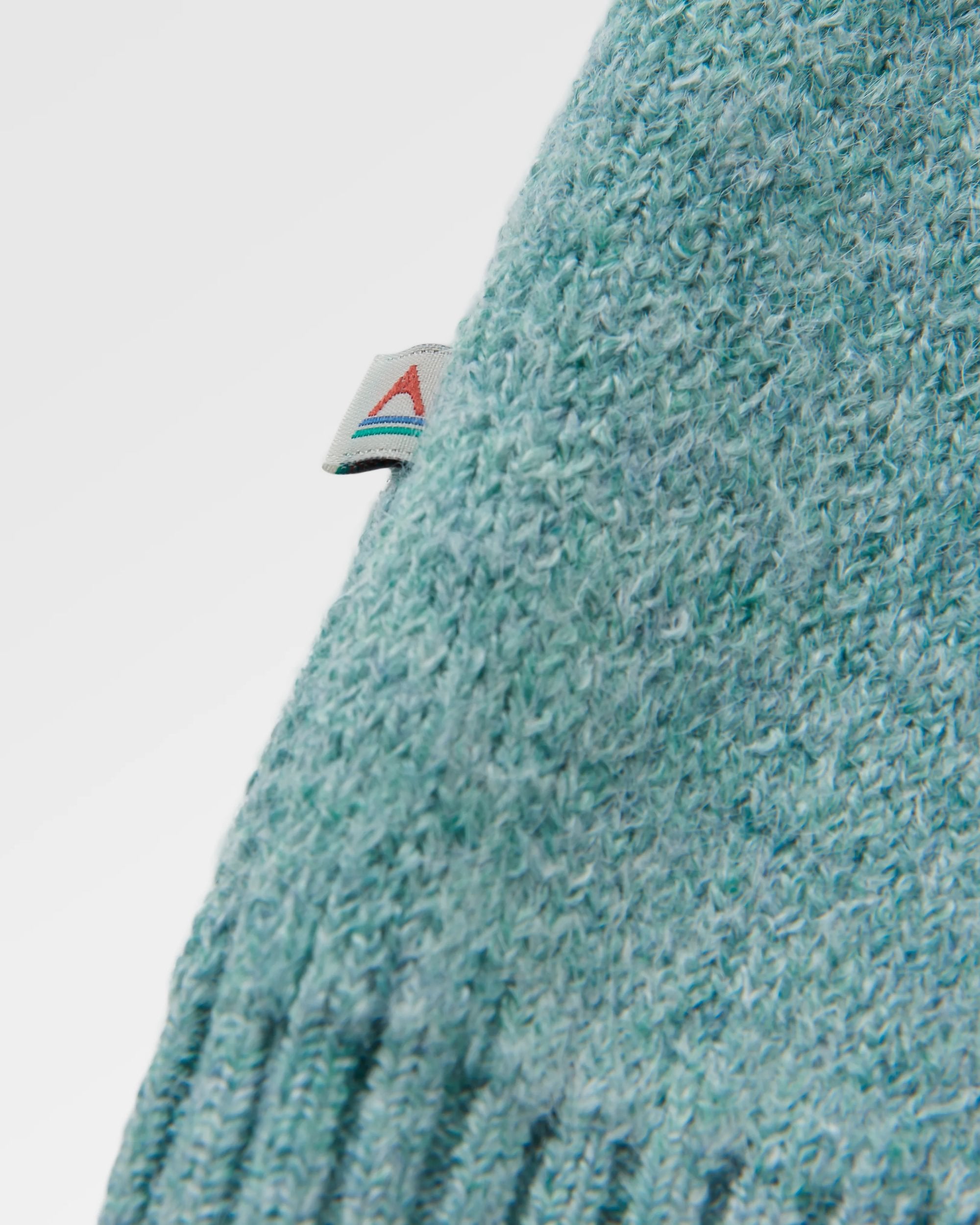 Nettle Recycled Knitted Cardigan - Arctic - Flatlay