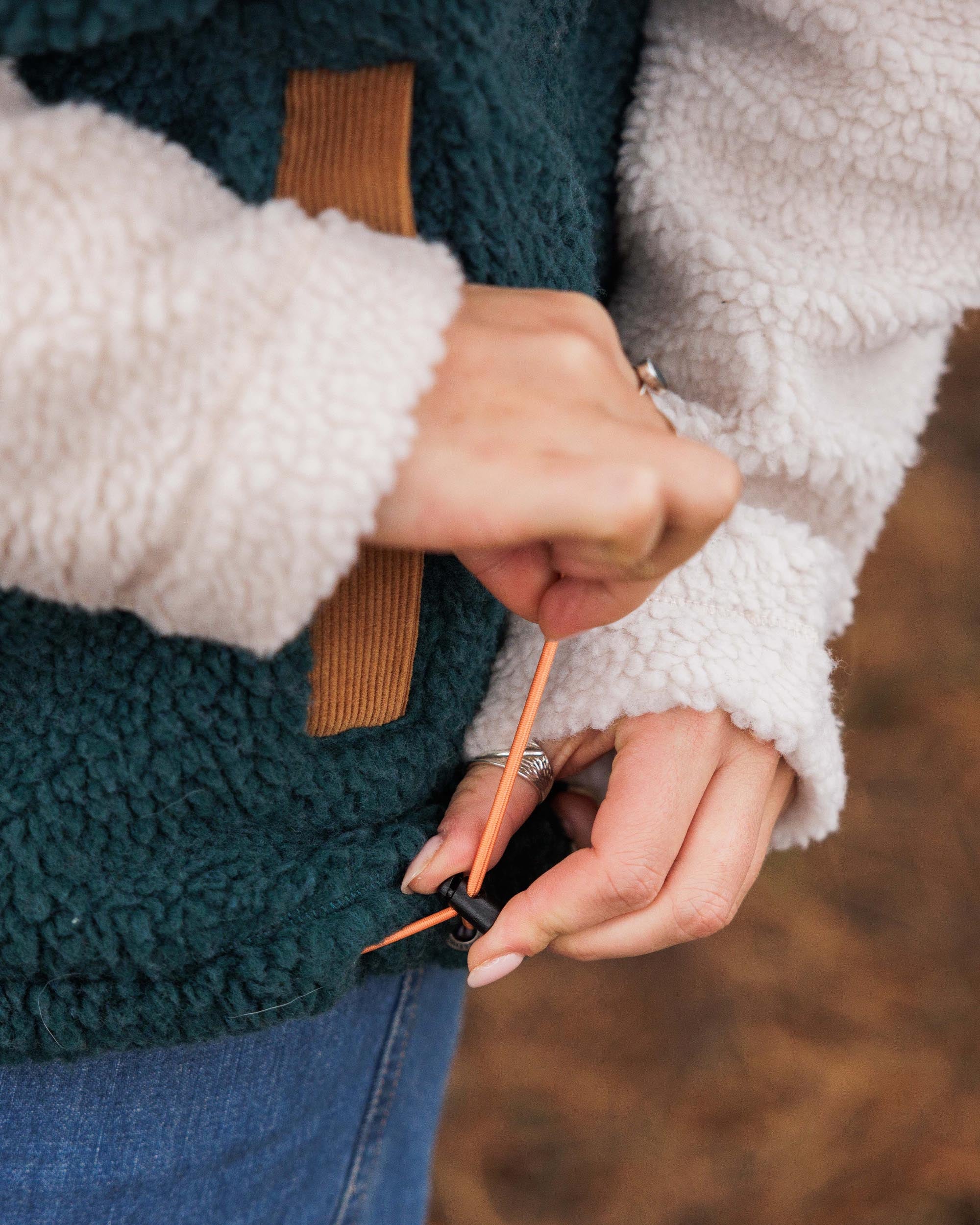 Create Recycled Deep-Pile Sherpa Fleece - Mediterranean - Lifestyle