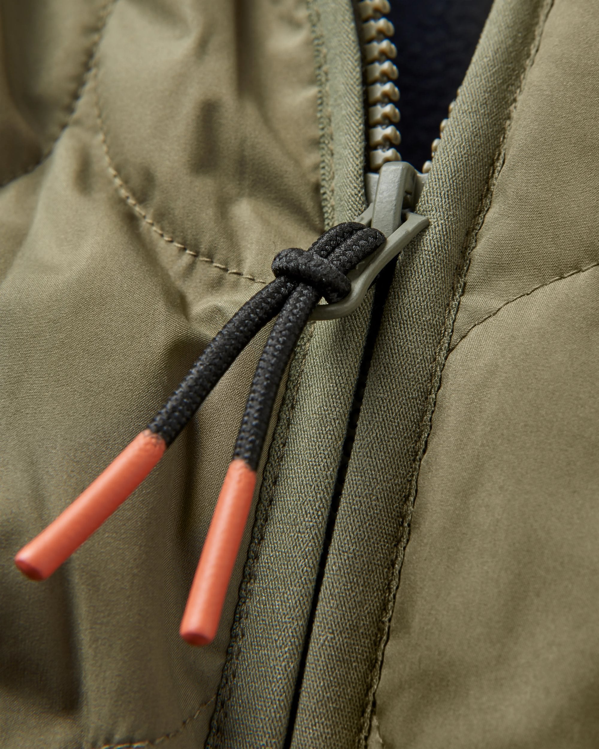 Hytte Recycled Fleece-lined Jacket - Dusty Olive - Flatlay