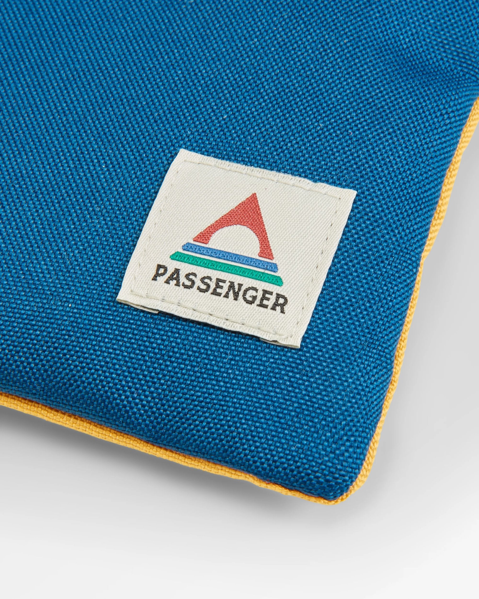 Essentials Recycled Pouch - Tidal Blue Orange Multi - Flatlay