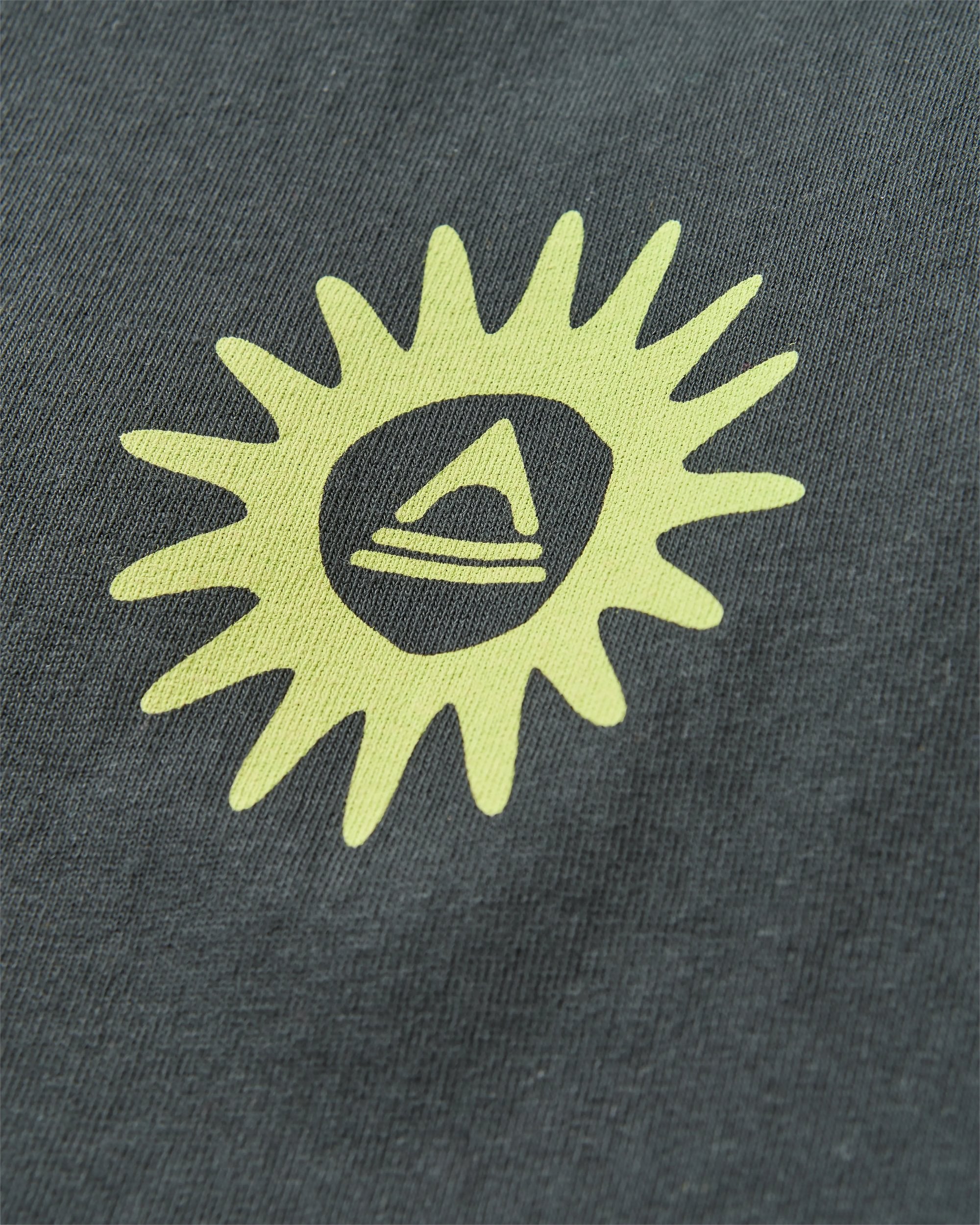 Easy Days Recycled Cotton T-Shirt - Black - Flatlay