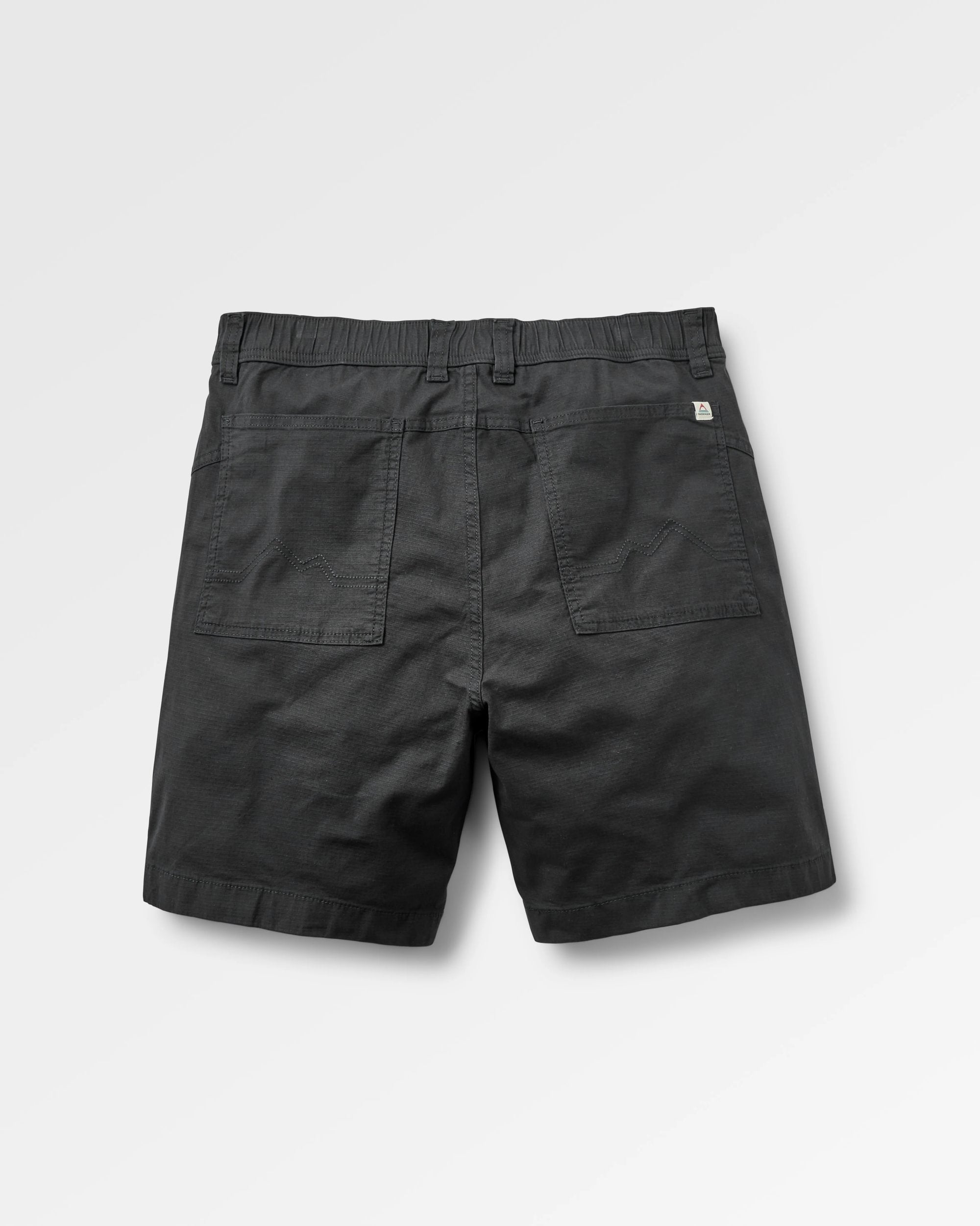 Kimmer Ripstop Cotton Short - Black - Flatlay