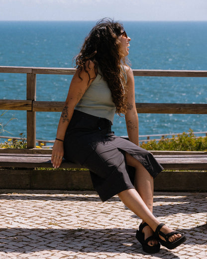 Avian Cargo Ripstop Skirt - Faded Black - Lifestyle