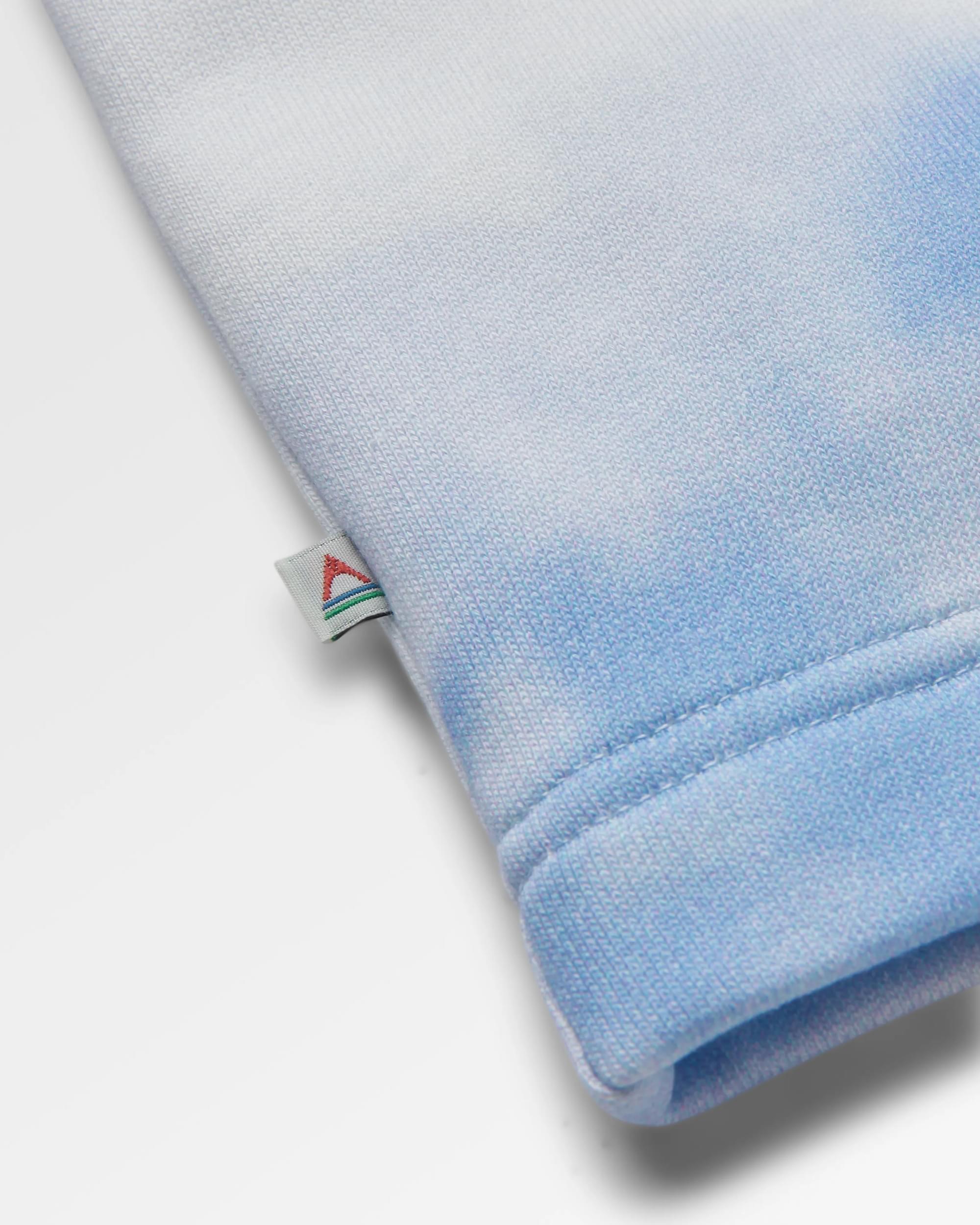 Rediscover Organic Cotton Sweatshirt - Tie Dye Cornflower - Flatlay