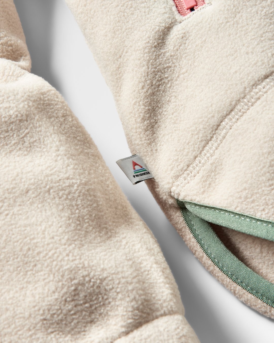 Juana Polar Hooded Fleece 2.0 - Oatmeal - Flatlay