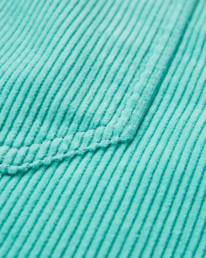 Avian Organic Cord Short - Aqua - Flatlay