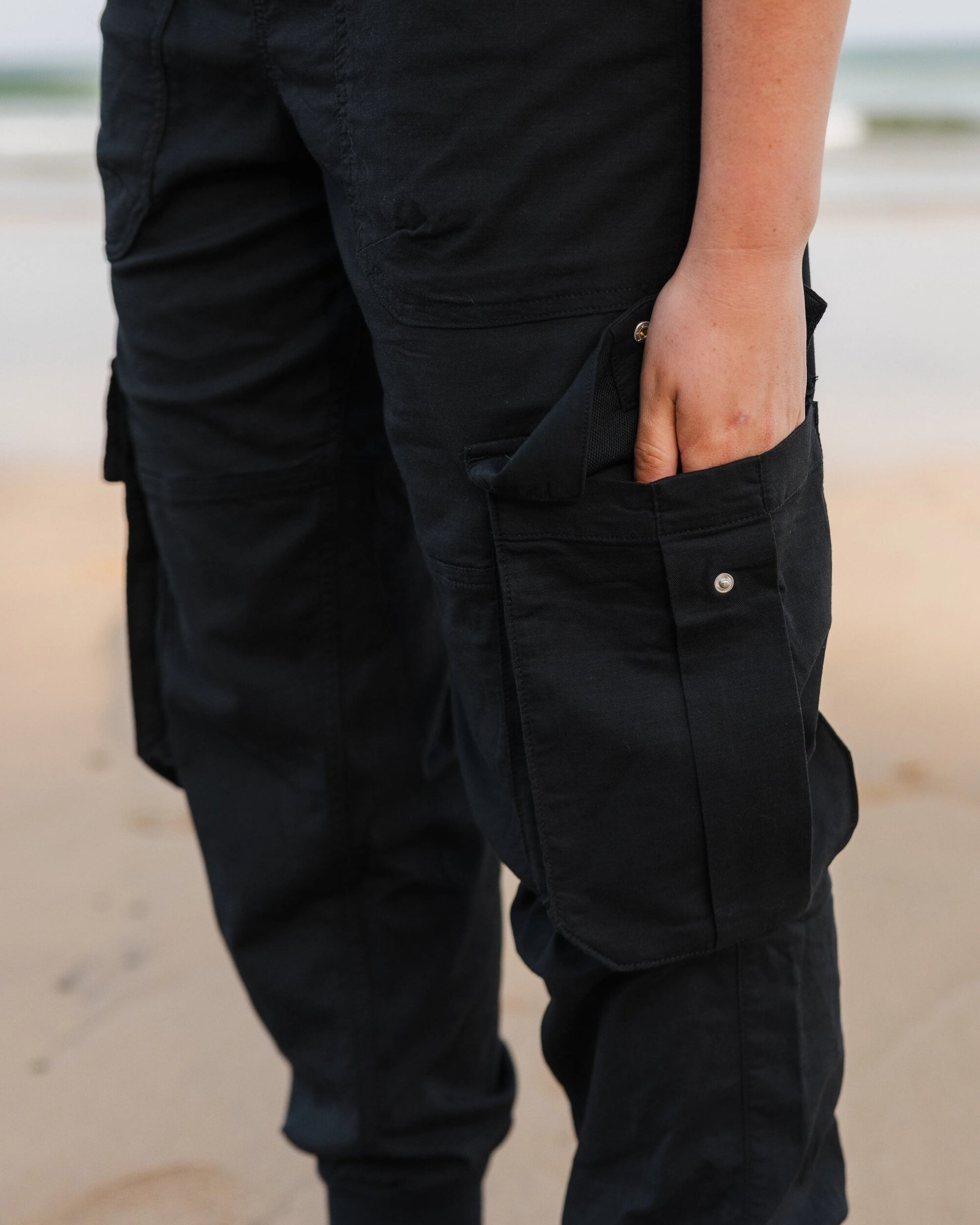 Hydrilla Organic Cotton Trouser - Black