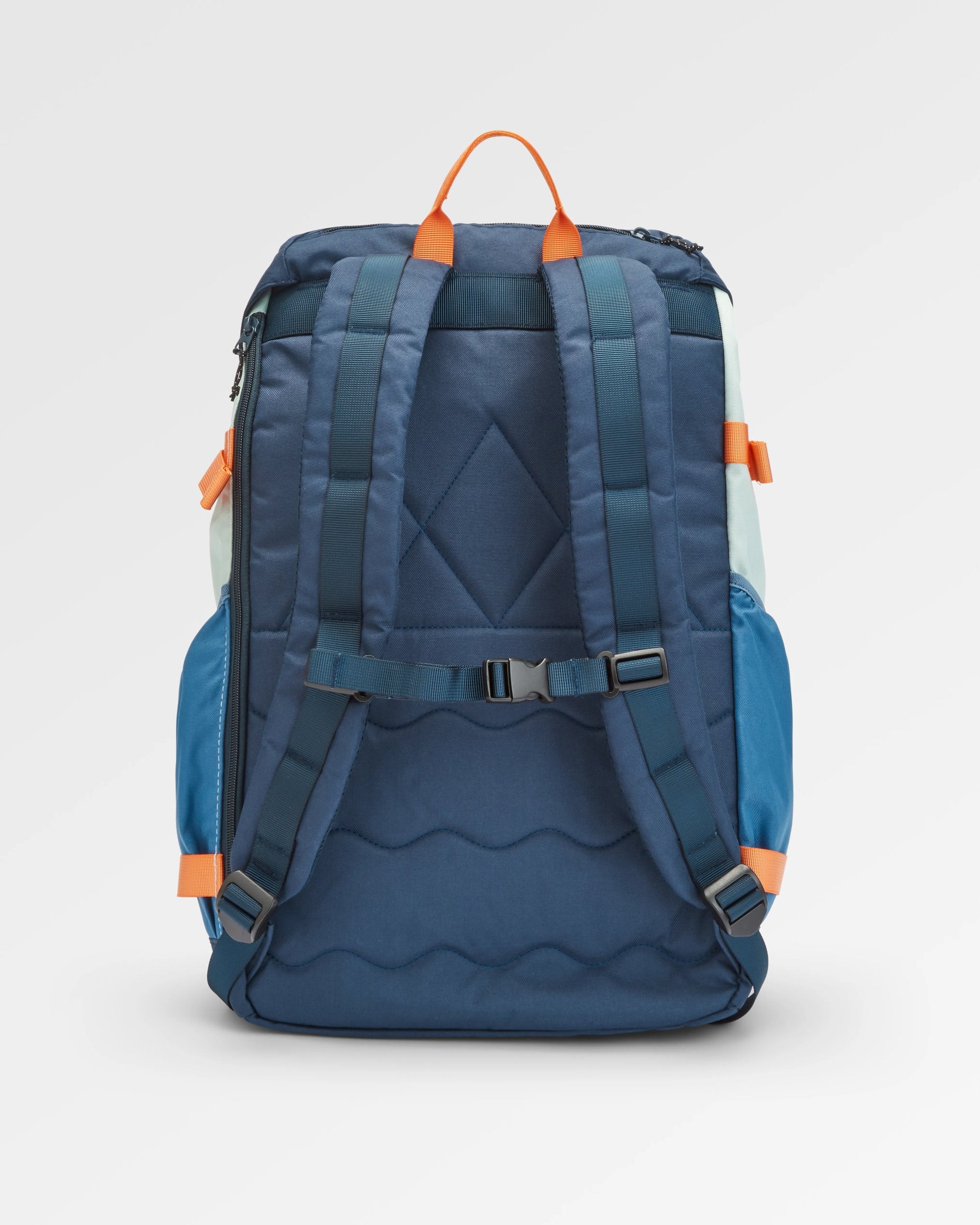 Boondocker Recycled 26L Backpack - Rich Navy/Surf Spray/Moonlight Blue - Flatlay