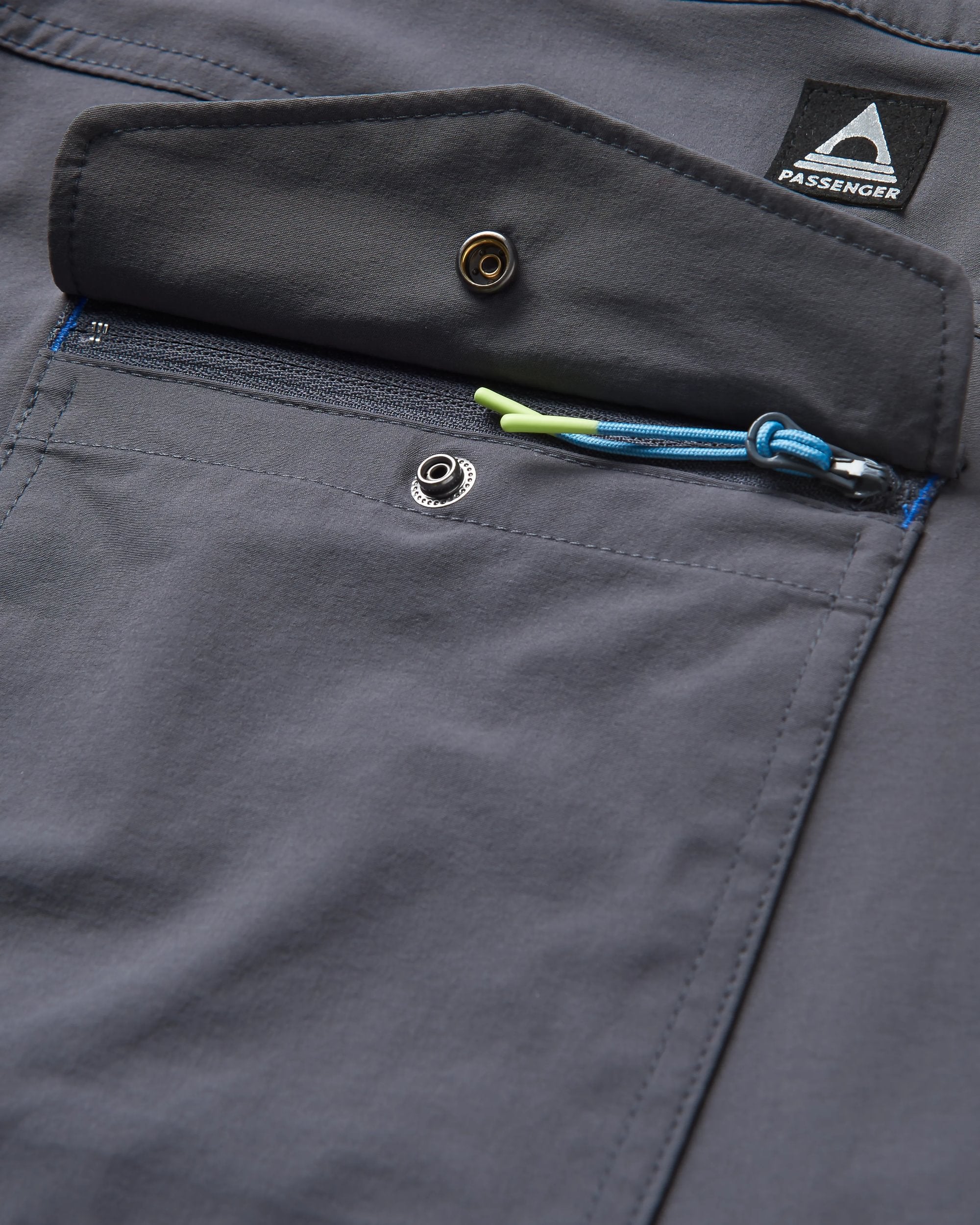 365 Trail Short - Charcoal - Flatlay