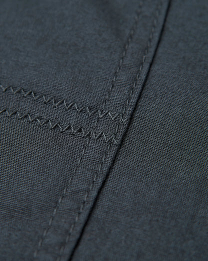 Lani 'Light' Organic Cotton Short - Black - Flatlay