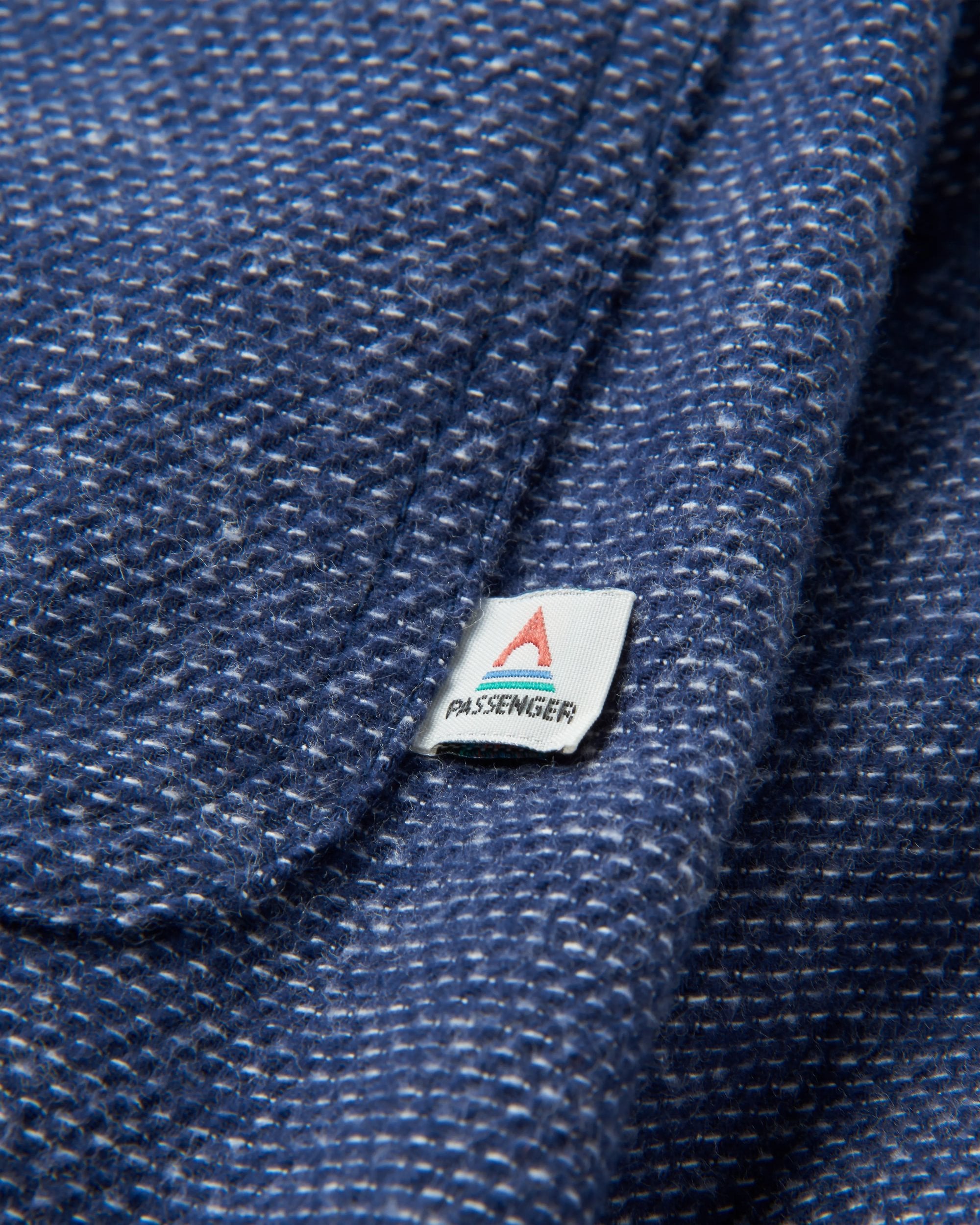 Backcountry Flannel Shirt - Rich Navy/Birch - Flatlay