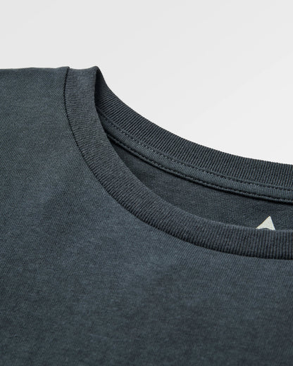 Roam Slow Women's Recycled Cotton LS T-Shirt - Black - Flatlay