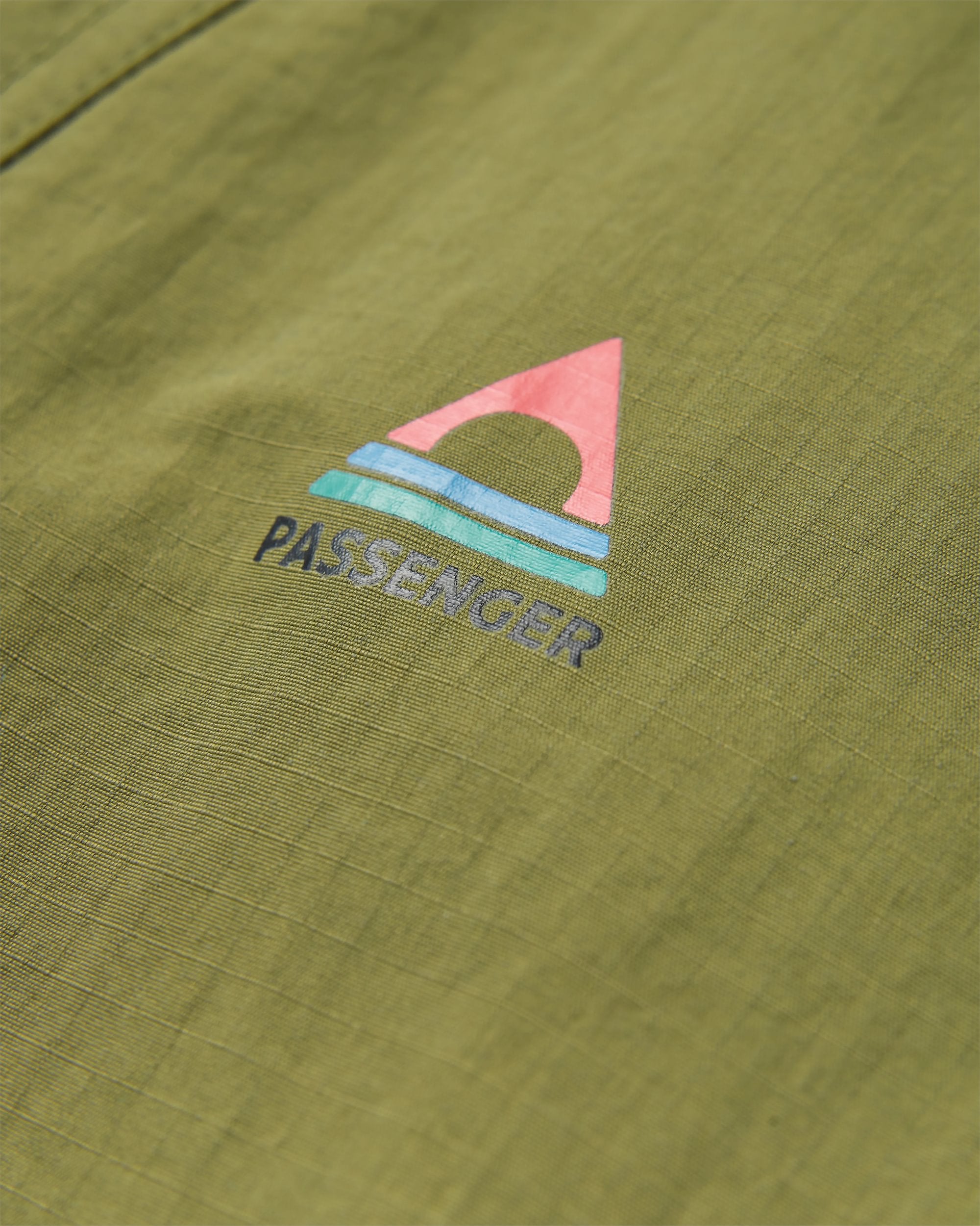 Seek Out Water Resistant Anorak - Khaki - Flatlay