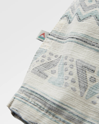 Amboro Organic Cotton Shirt - Mono Geo Birch  - Flatlay