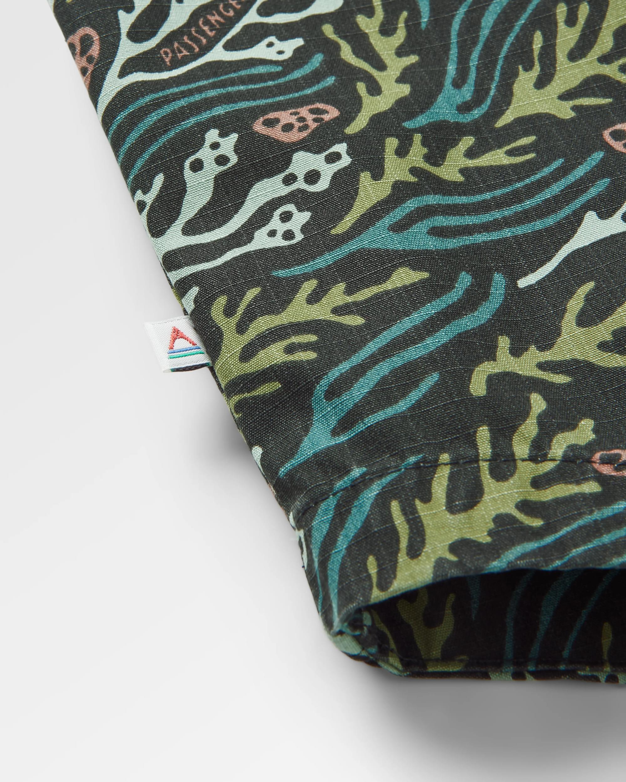 Way Ripstop Short Sleeve Shirt - Ocean Current Black - Flatlay