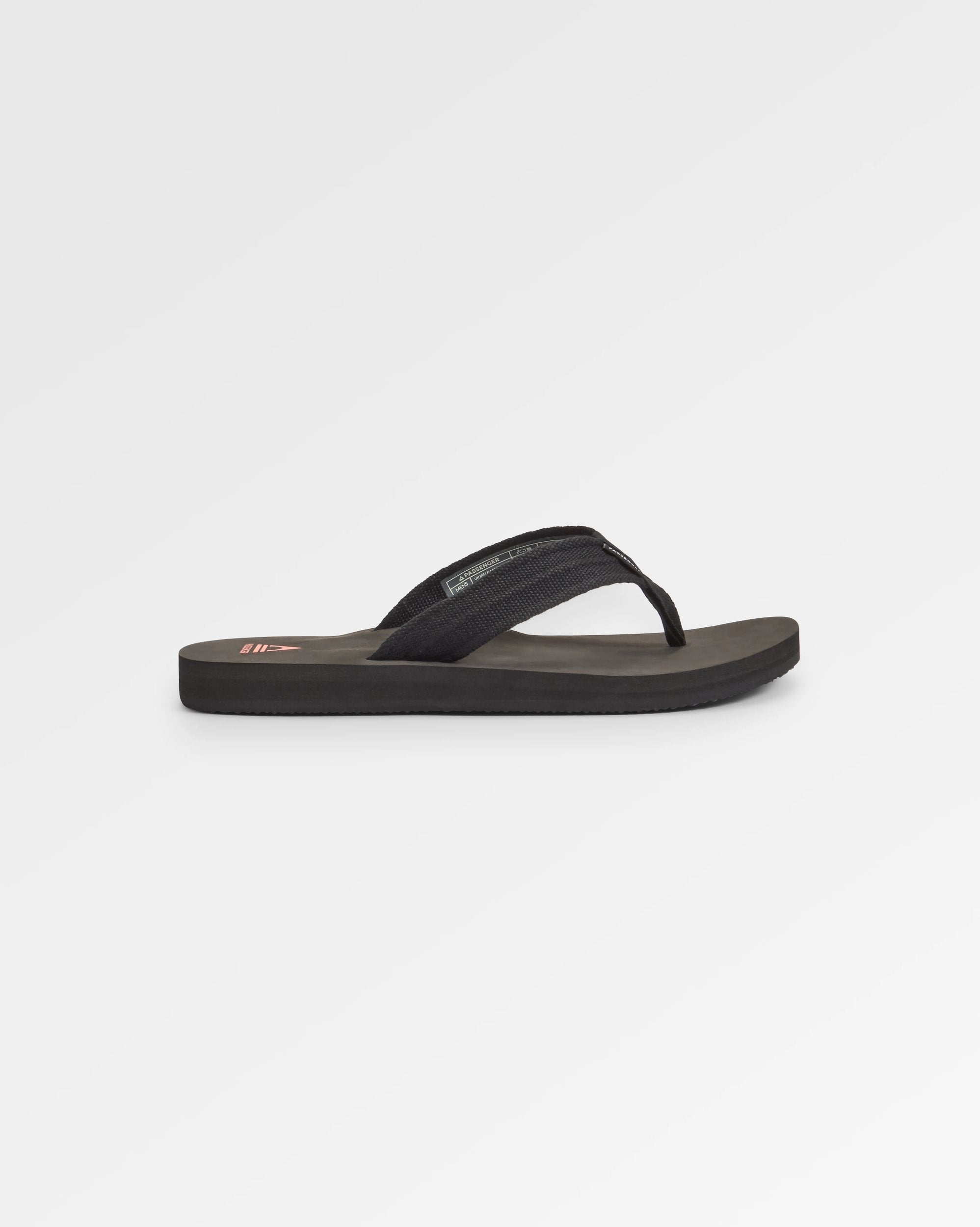 Santos Flip Flop - Black - Flatlay