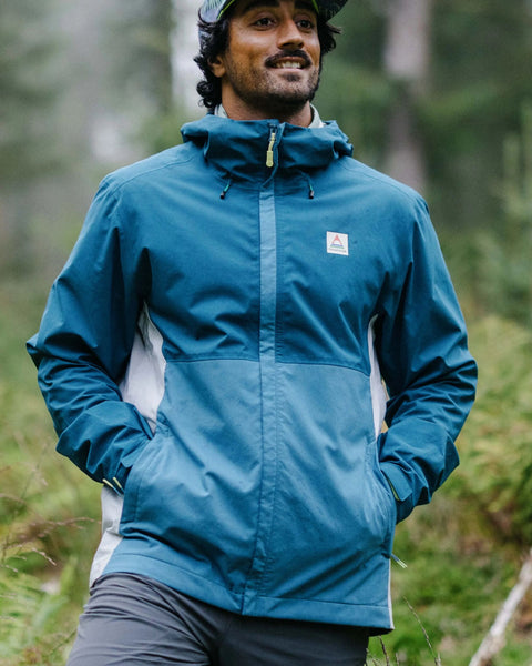 Downpour Waterproof Jacket Tidal Blue/Blue Steel – Passenger