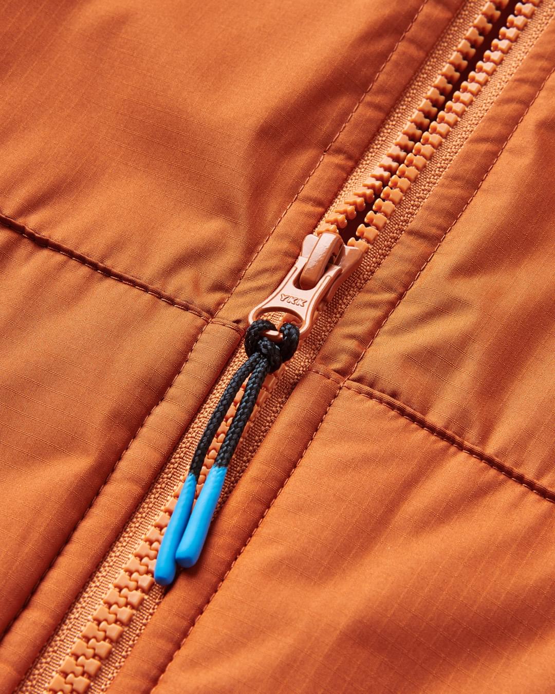 Escapism Recycled Sherpa Lined Changing Robe - Rust - Flatlay