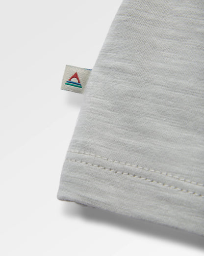 Laidback T-Shirt - Grey Marl - Flatlay