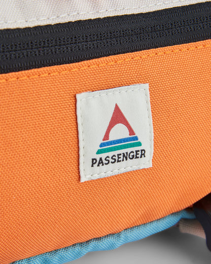 Boondocker Recycled Hip Pack - Arctic/Retro Orange - Flatlay