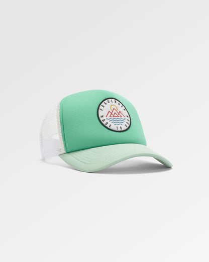 Escapism Snapback Trucker Cap - Green Fig