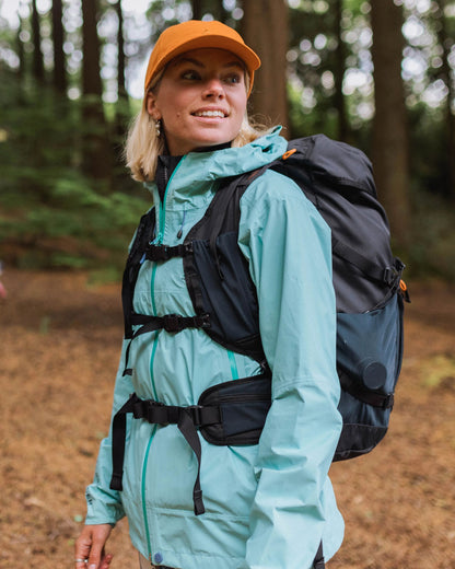 Trailscape Light Women's Recycled Waterproof Jacket - Aqua - Lifestyle
