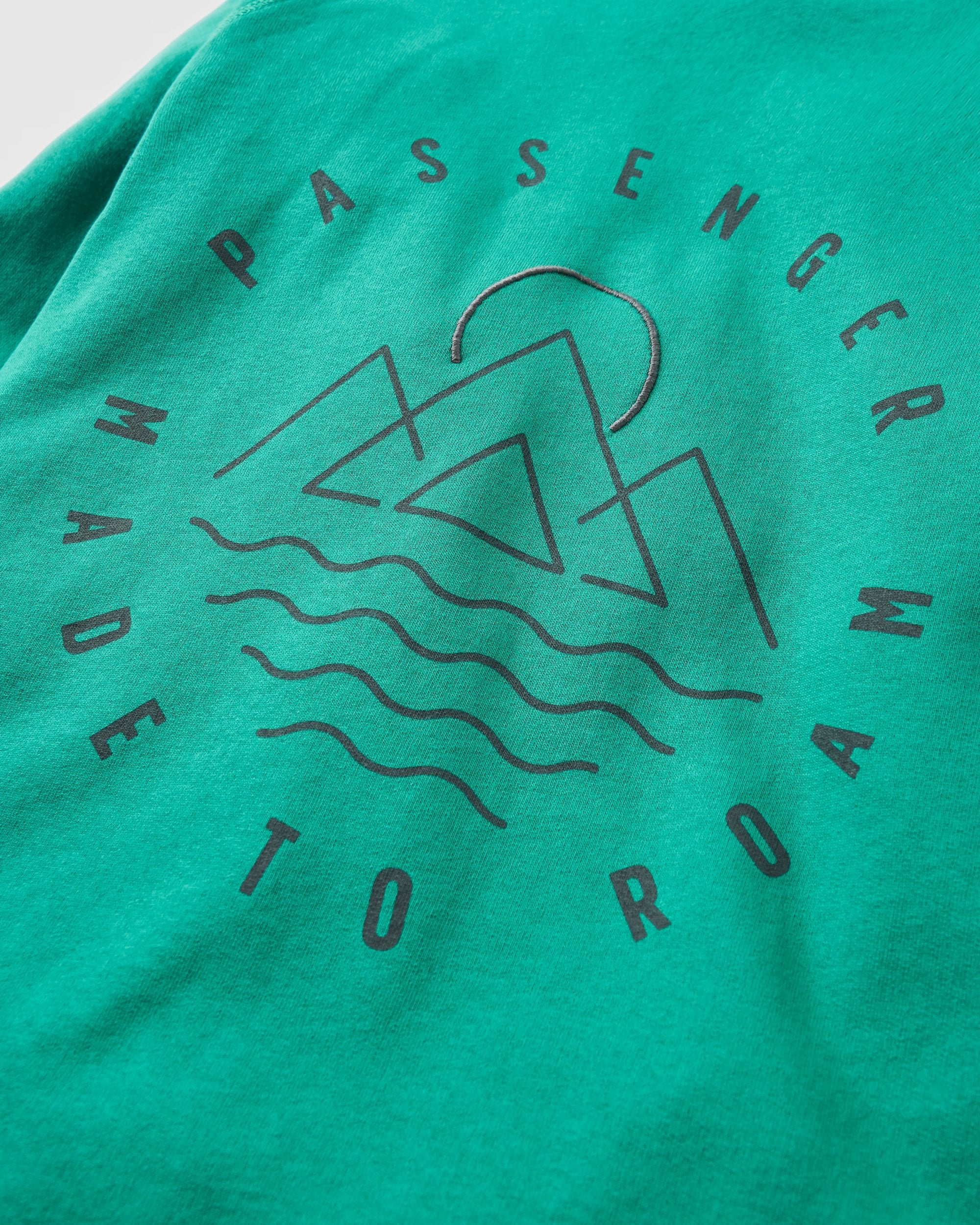 Remote Recycled Cotton Hoodie - Greenlake - Flatlay