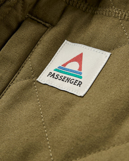 Adventure Recycled Deep-Pile Sherpa Fleece - Dark Olive - Flatlay