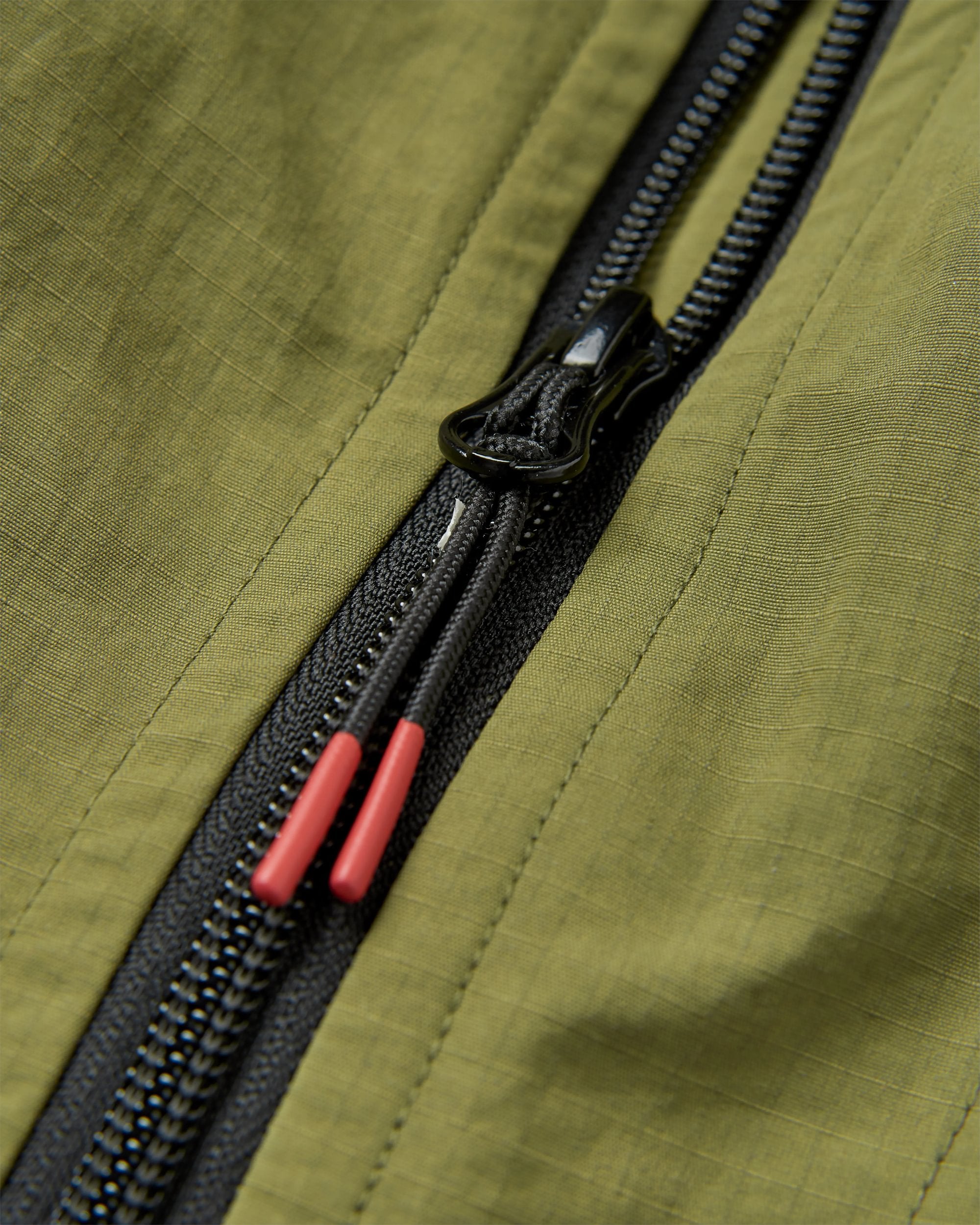 Seek Out Water Resistant Anorak - Khaki - Flatlay