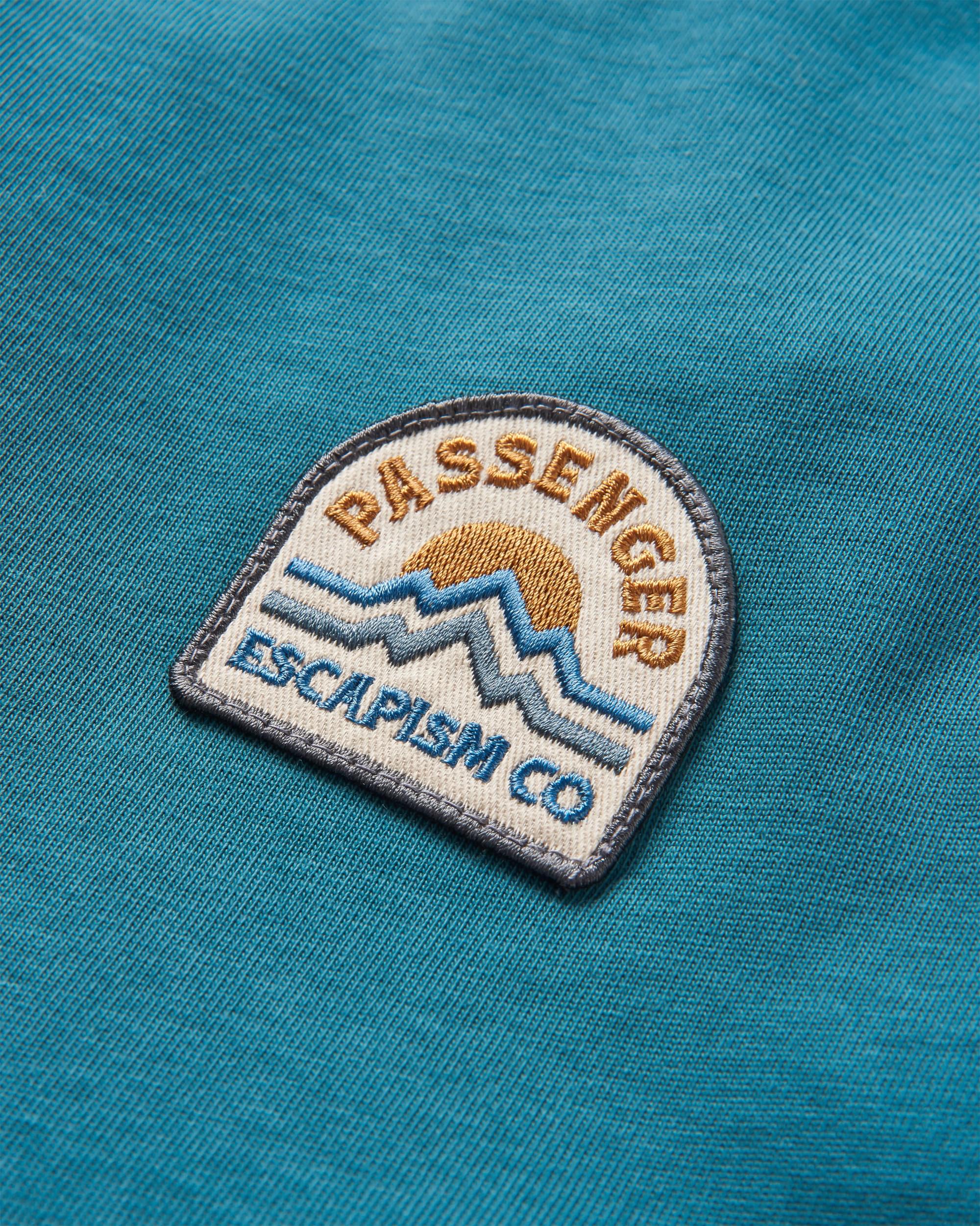 Dream Organic Cotton Oversized LS T-Shirt - Mediterranean - Flatlay