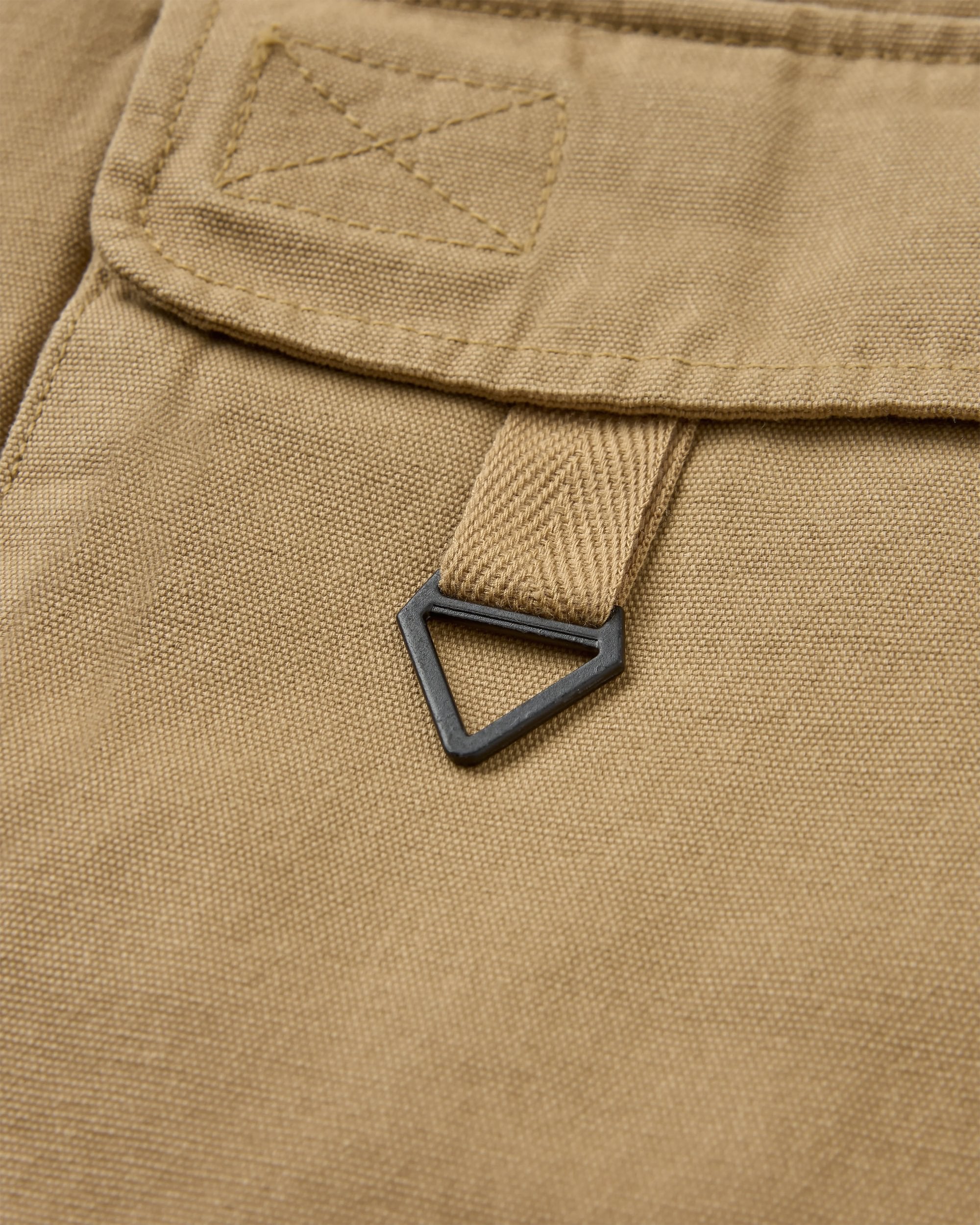 Explorers Organic Cotton Canvas Gilet - Stone - Flatlay