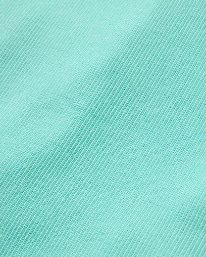 Out There Ribbed T-Shirt - Aqua - Flatlay