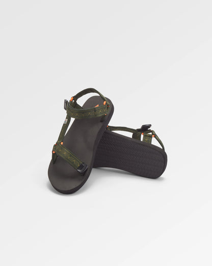 Monterey Sandal - Khaki - Flatlay