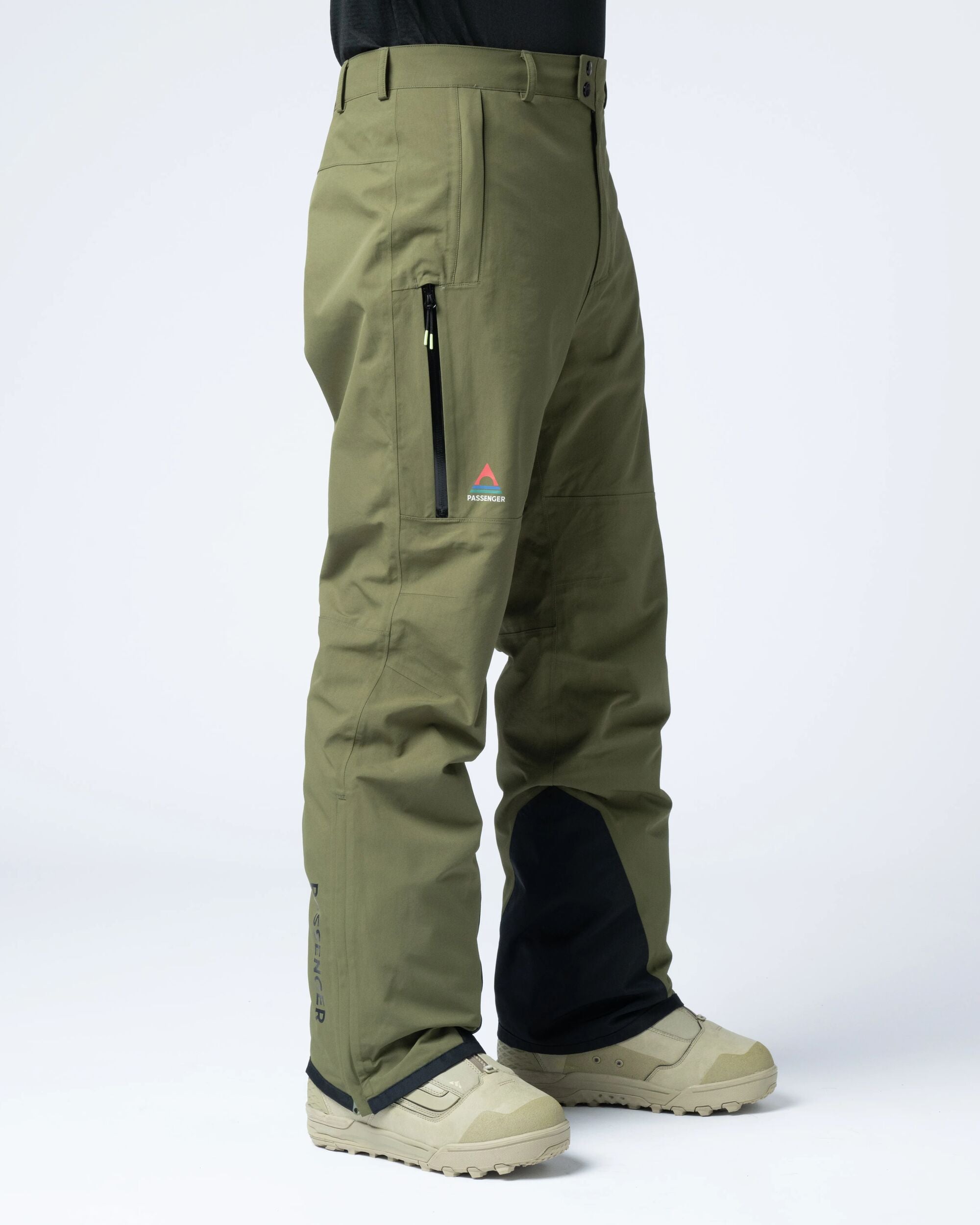 Snowscape Men's Recycled Pant - Khaki - Flatlay