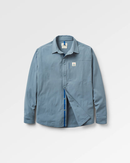 Traveller Stretch Shirt - Storm Grey - Flatlay